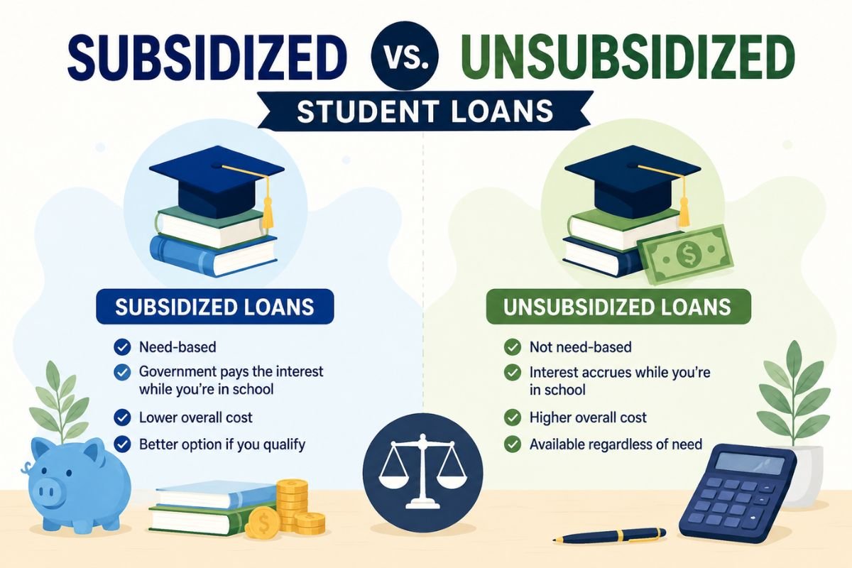Subsidized vs Unsubsidized Student Loans