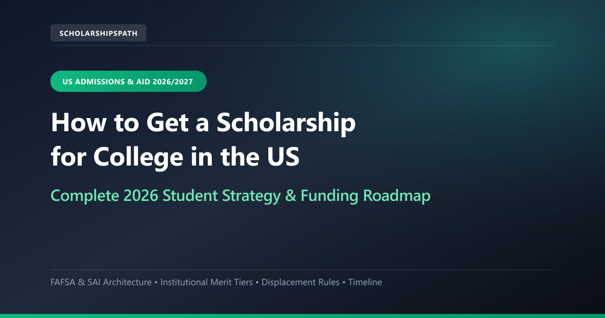 How to get a scholarship for college complete 2026 guide