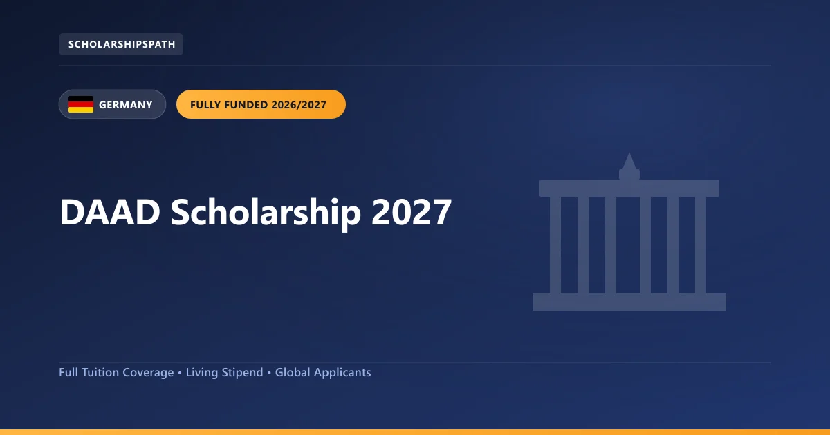 DAAD Scholarship 2027 2026 Guide and Eligibility
